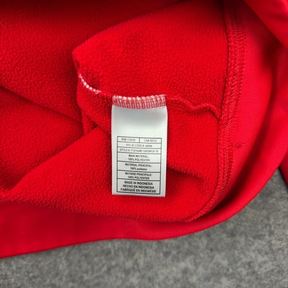Washington Capitals Hoodie Mens XL Red Adidas NHL Hockey‎ Fleece Pullover